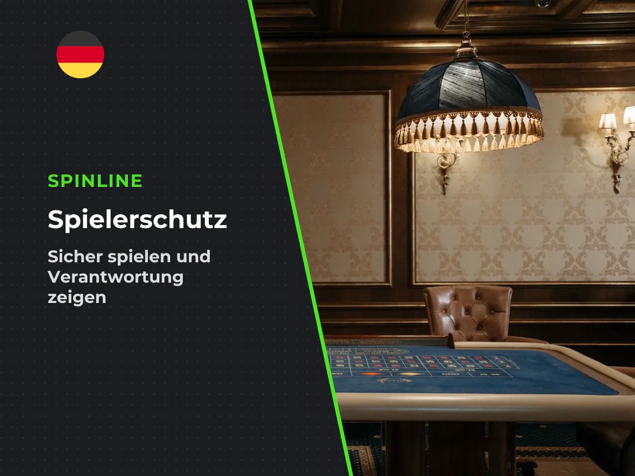 Verantwortungsbewusstes Spielen Responsible Gambling . Laut