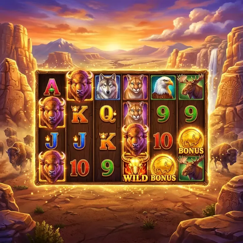 Buffalo King Slot spielen Demo, Freispiele