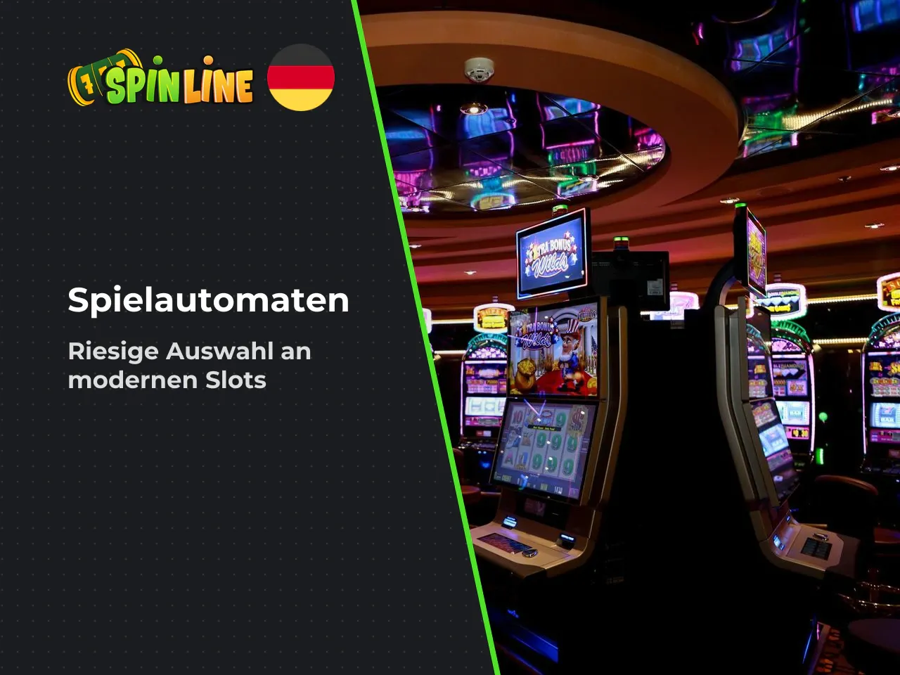 Spielautomaten, Slots und Jackpot Spiele. Der