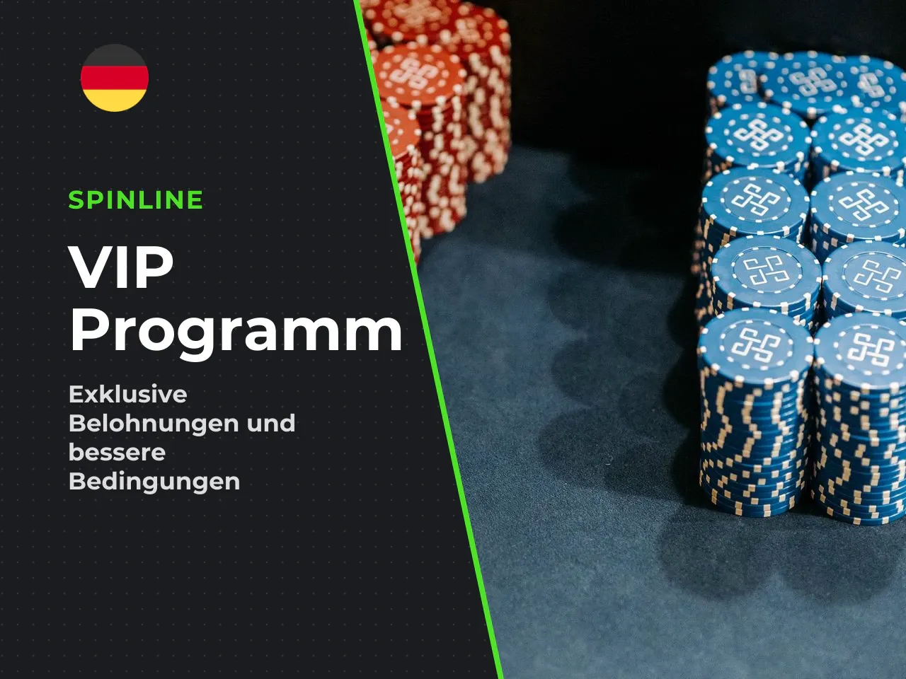 VIP-Bonusstufen und reduzierte Umsatzbedingungen. Im Spinline