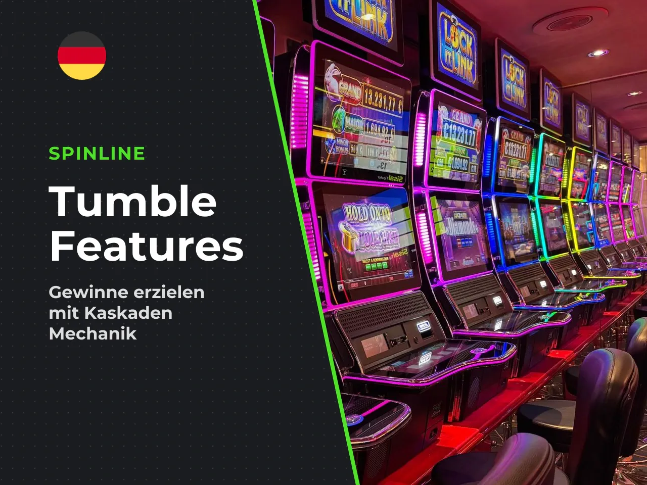 Tumble Feature und wiederholte Gewinnchancen. Das
