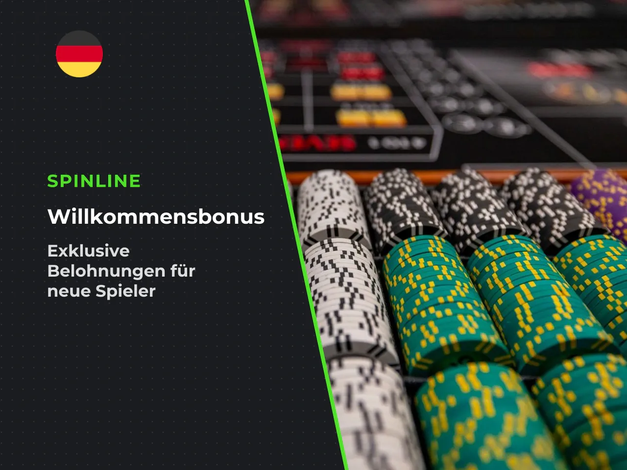 Welcome Bonus für neue Spieler. Das