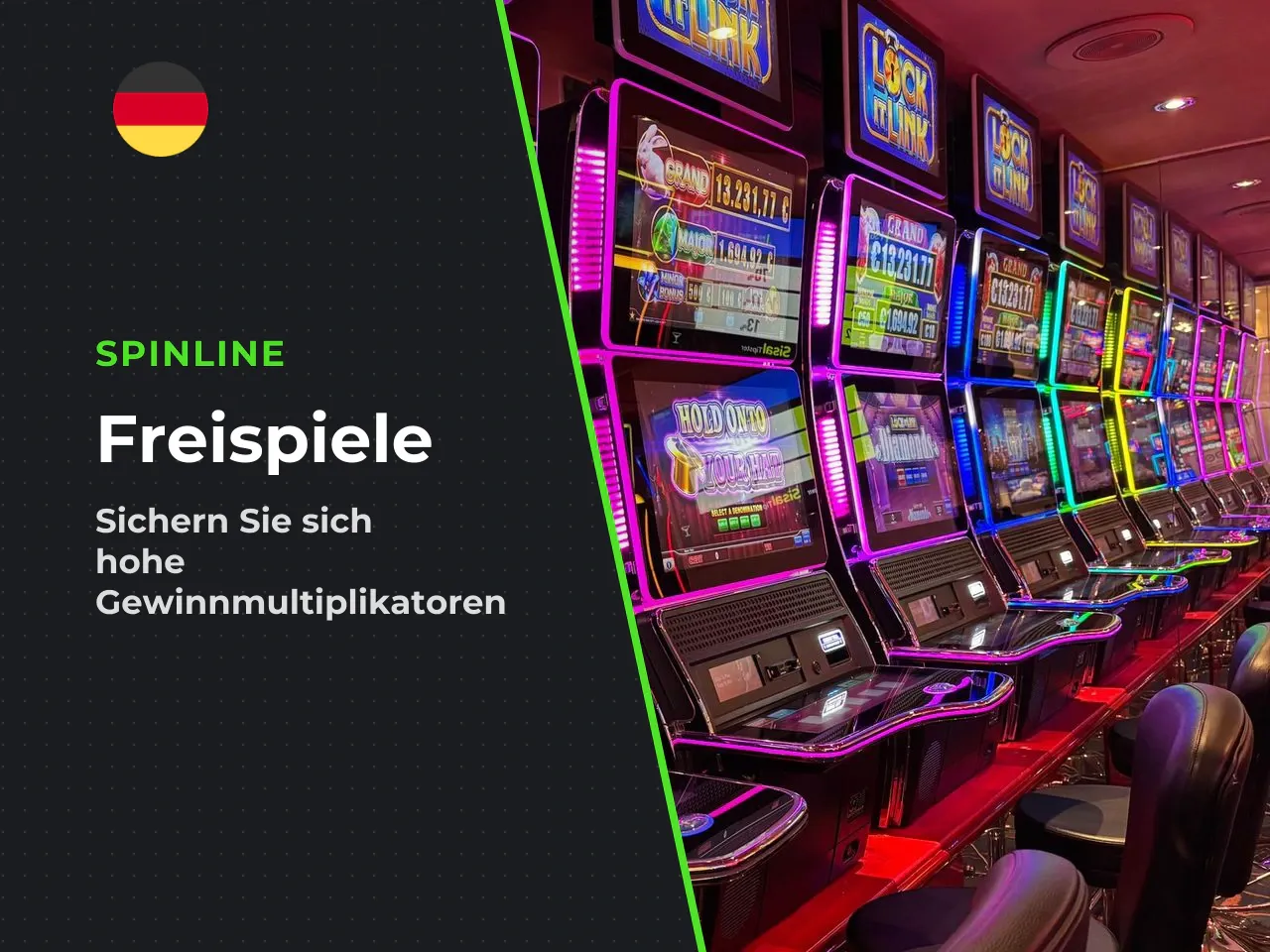 Freispiele mit steigenden Multiplikatoren. Vier oder